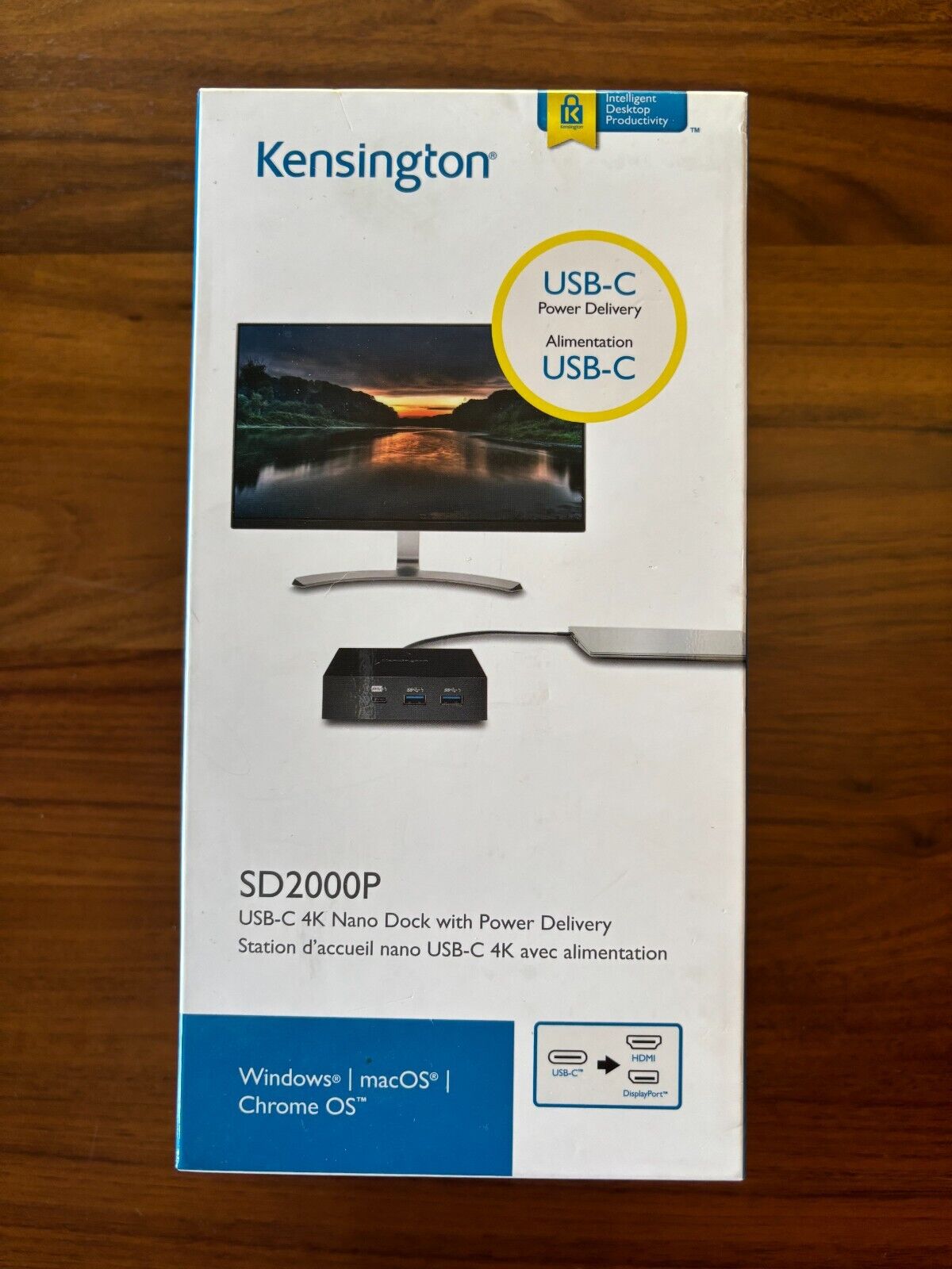 New In Box Kensington SD2000P USB-C 4K Dock With Power Delivery Station K38260NA