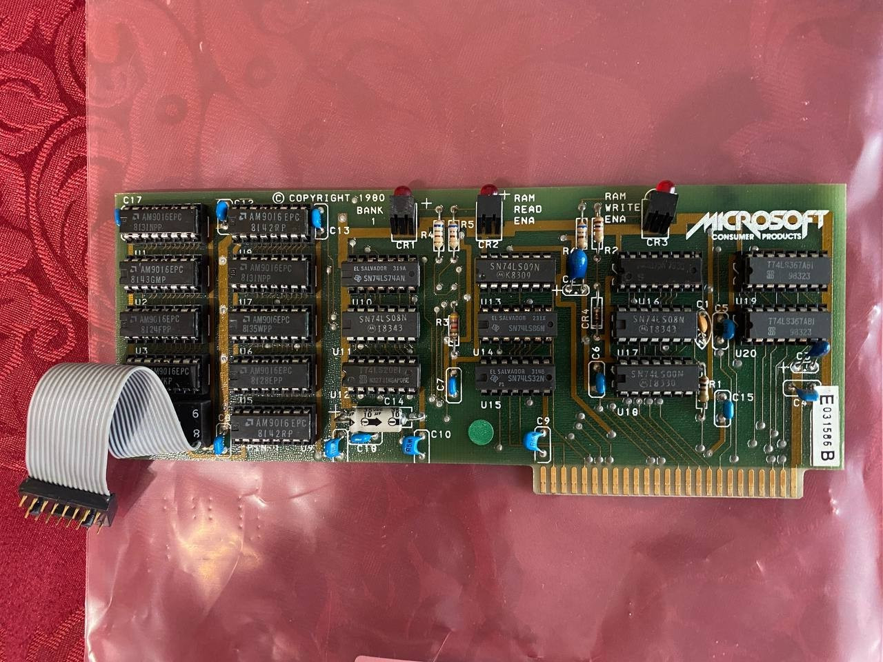 ✅  ⌘ Apple II II+ 16K RAM Card , Microsoft Branded , Tested , Working