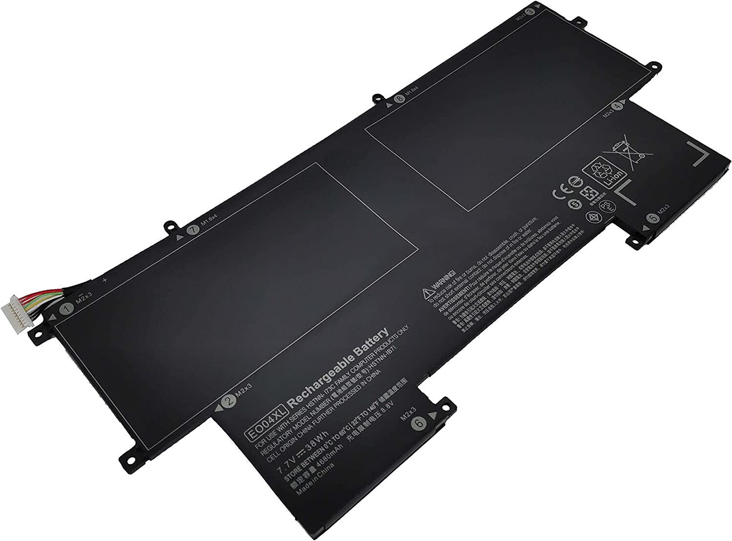 Type EO04XL Battery 38Wh Replacement Battery for HP EliteBook Folio G1 Series