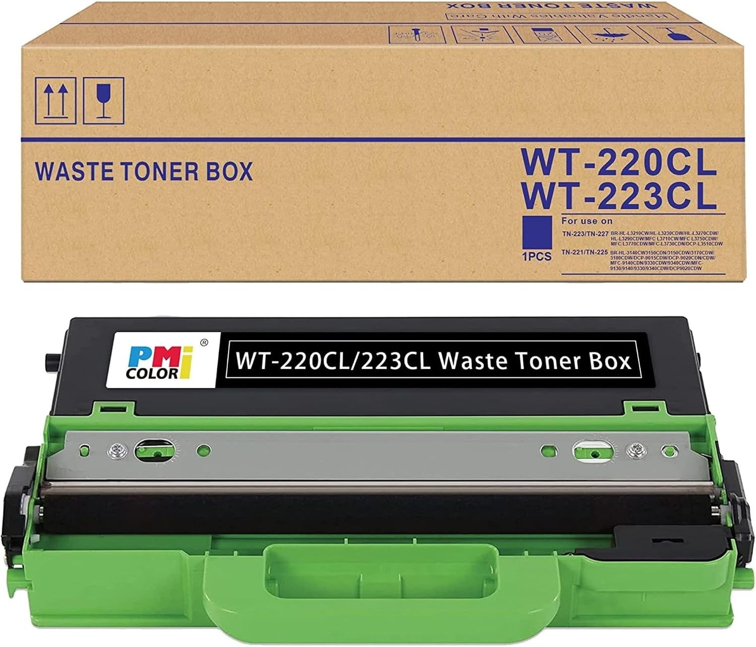 Printer WT220CL Waster Toner Box Black
