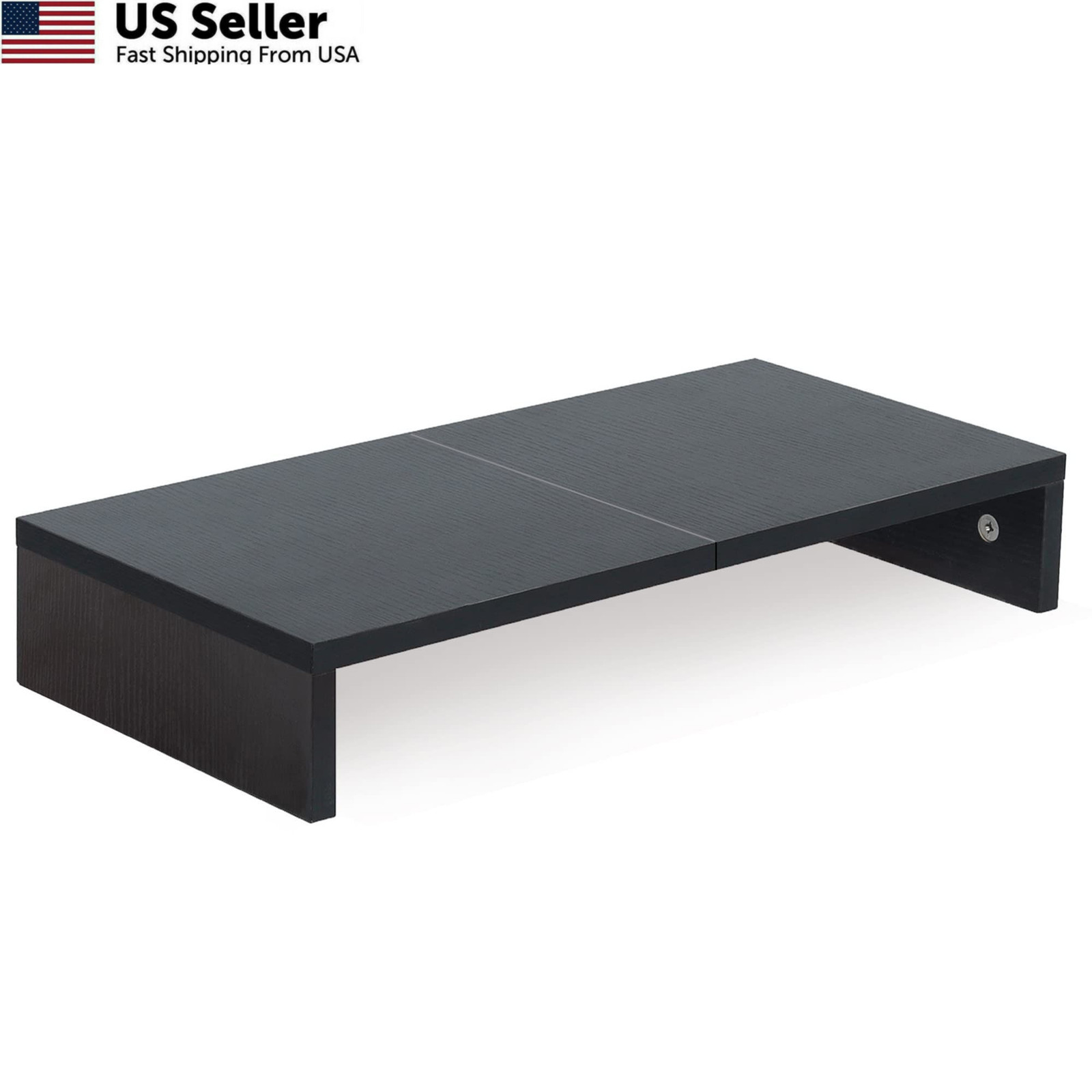 TEAMIX 20 Inch Monitor Stand Riser, Black Desktop for 20 inch,