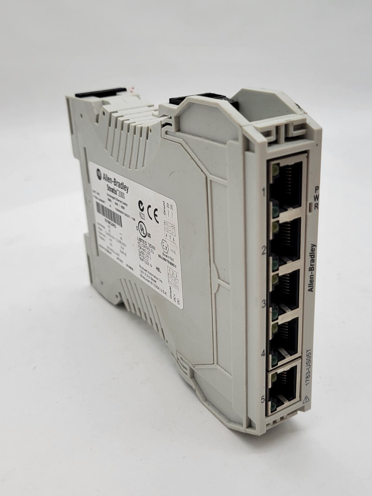 Allen-Bradley 1783-US05T Stratix 2000 Unmanaged Ethernet Switch 5Port 4W 6VA