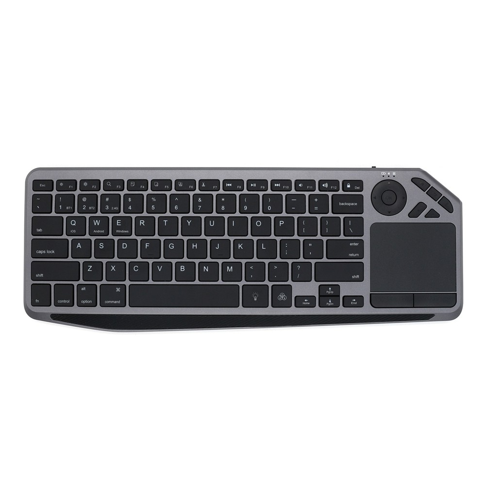 Bluetooth  Keyboard with Touchpad 7-Colors Backlit 2.4G Rechargeable3315