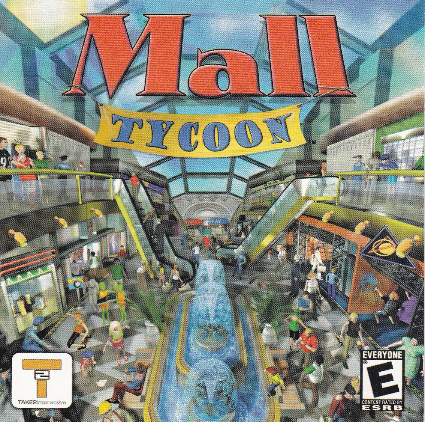 Mall Tycoon (PC, 2002, Manual Included) *NO REAR COVER ART*