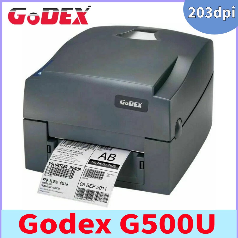 GODEX G500U 4Inch Thermal Transfer&Direct Thermal 203dpi USB Lable Printer US