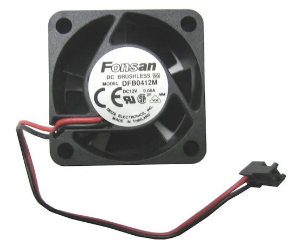 Delta Fonsan 40mm x 20mm Fan 12V DC 2 Pin 40x20mm Cisco 2924 DFB0412M
