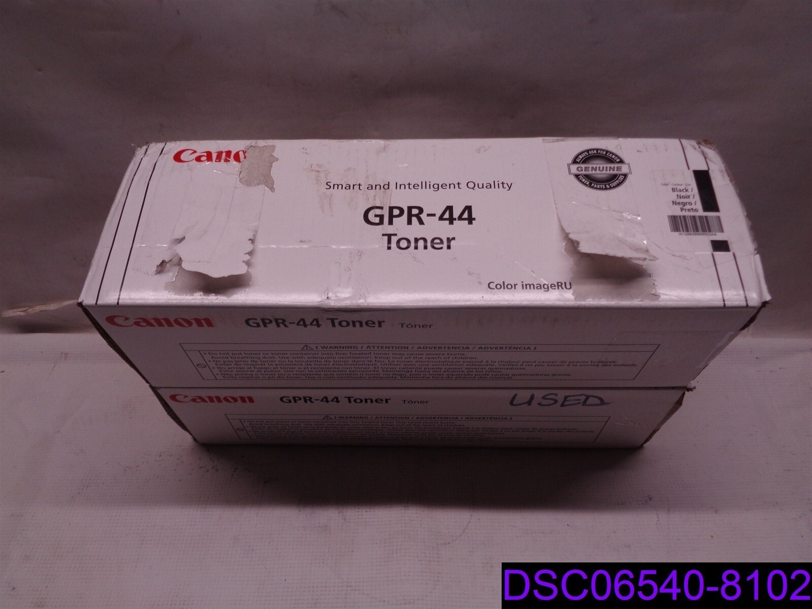 Used/Needs Filled: Genuine Canon GPR-44 Toner