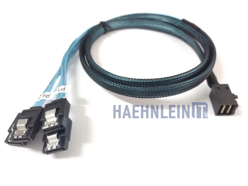 miniSAS SFF-8643 to 4x SATA Adapter Fwd Breakout Cable 1m 3.2ft 12Gbps SAS OEM