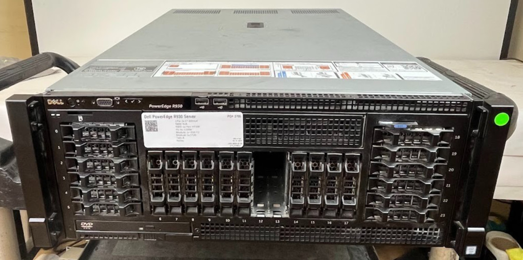 Dell PowerEdge R930 22x 2.5" 2x E7-8893 v4 H730P I350-T2 No RAM No Rails
