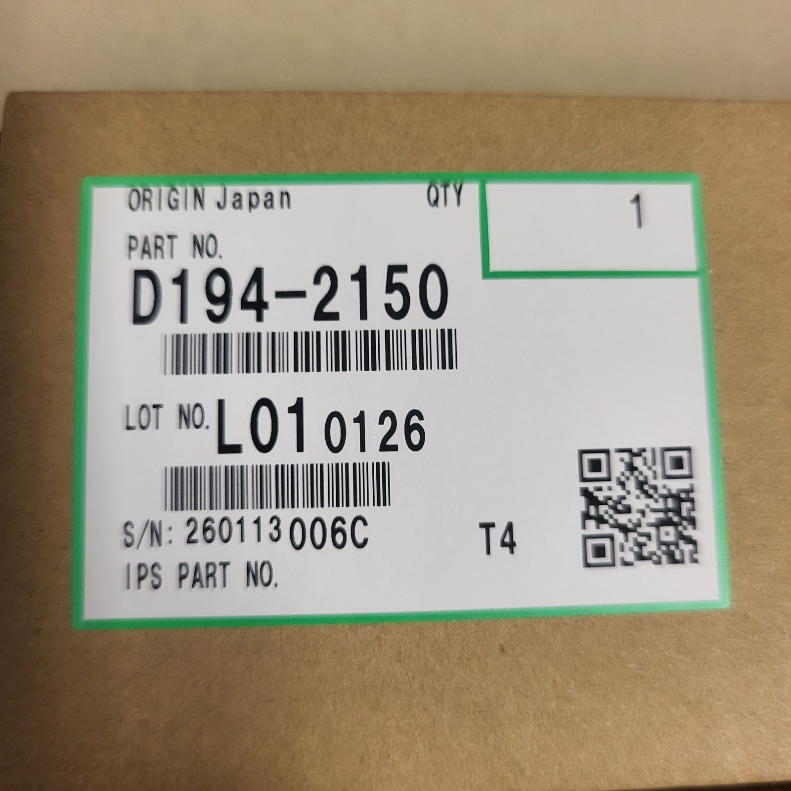 Ricoh D194-2150 Drum Charge Unit Ricoh Pro C7100