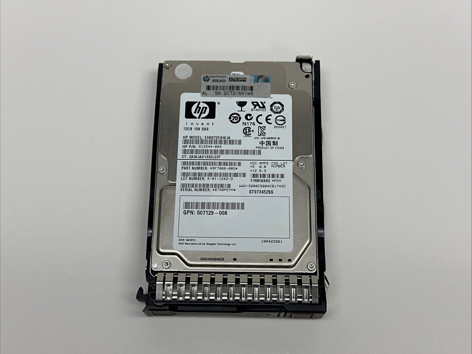 HP Invent 72 GB Hard Drive EH0072FAWJA