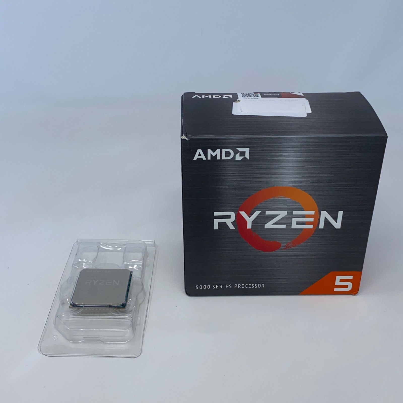 AMD Ryzen 5 5500 6-Core AM4 CPU 4.2GHz, Silver/Black, No Cooler