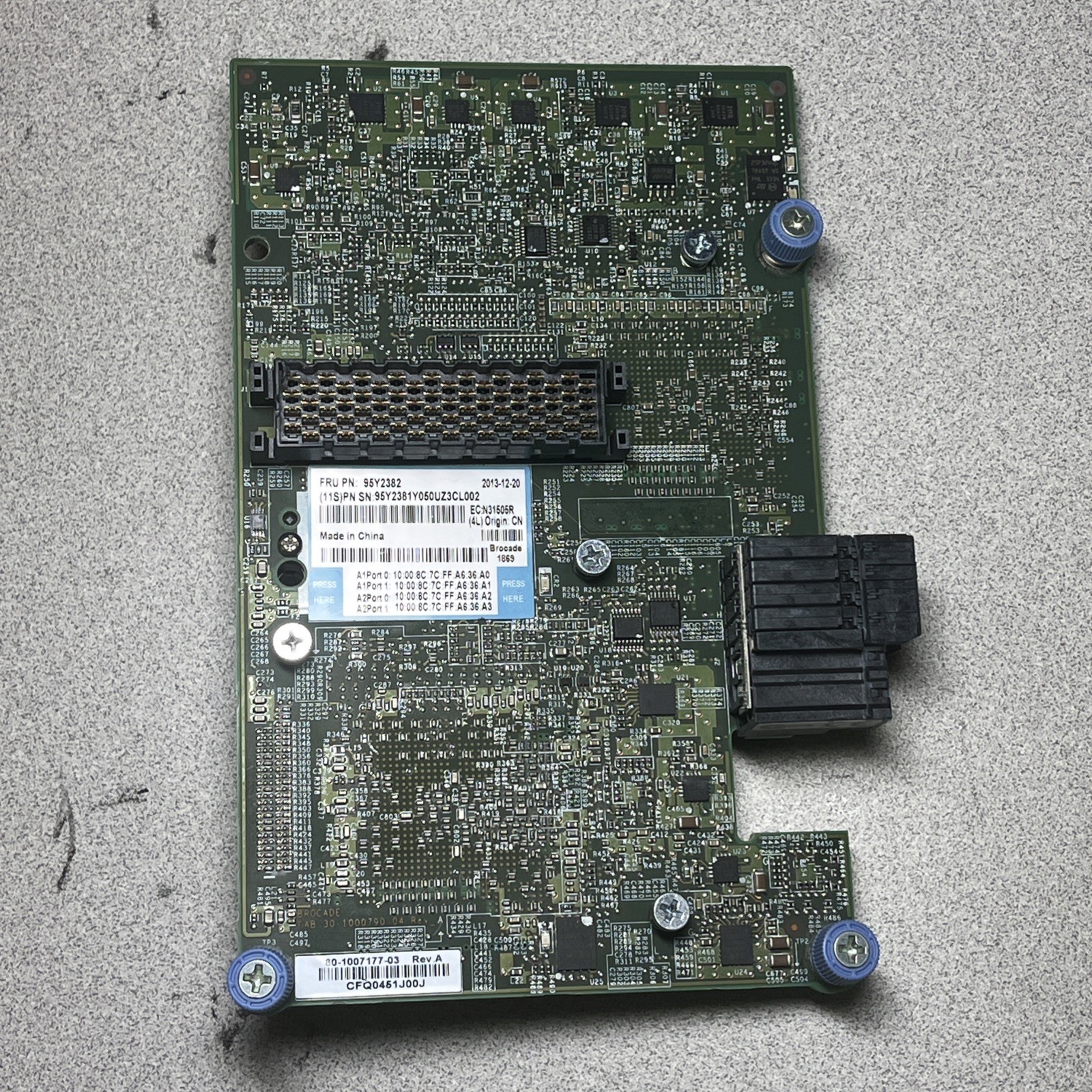 95Y2382 / 95Y2379- IBM Flex System FC5024D 4-port 16Gb FC Adapter  