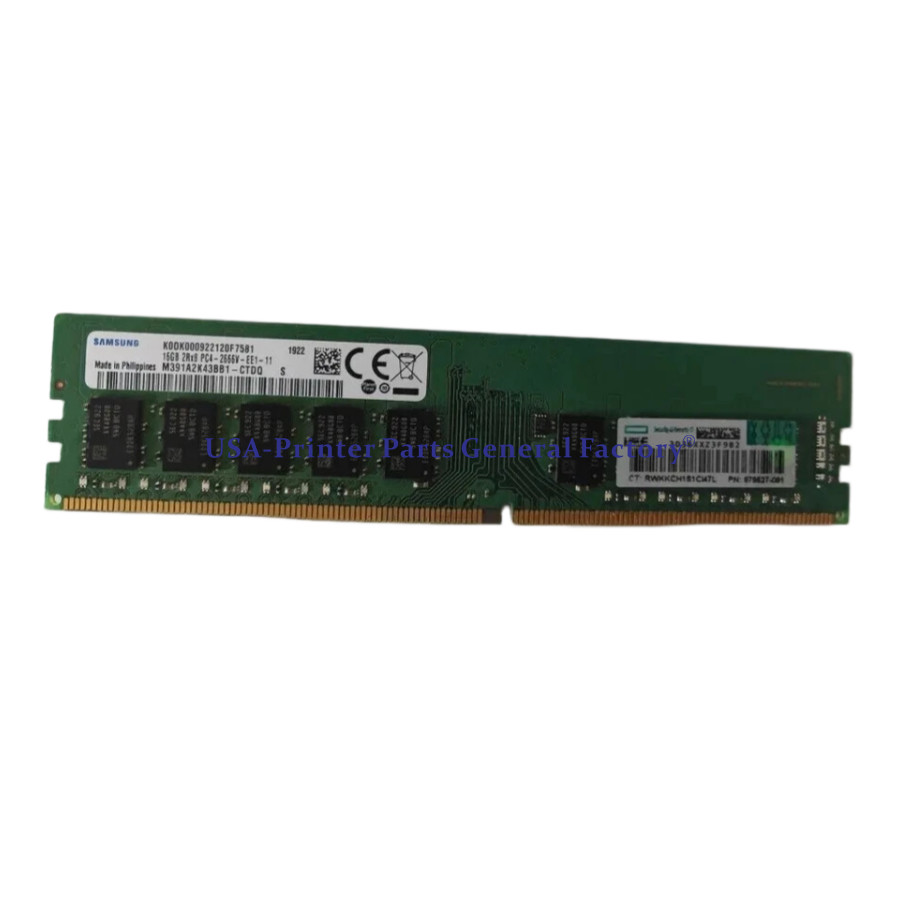 879527-091 879507-B21 Compatible HPE 2RX8 16GB DDR4 PC4-2666V UDIMM ECC Memory