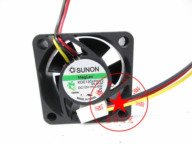 SUNON KDE1204PKV2 4020 12V 0.6W 4CM ultra-quiet cooling fan