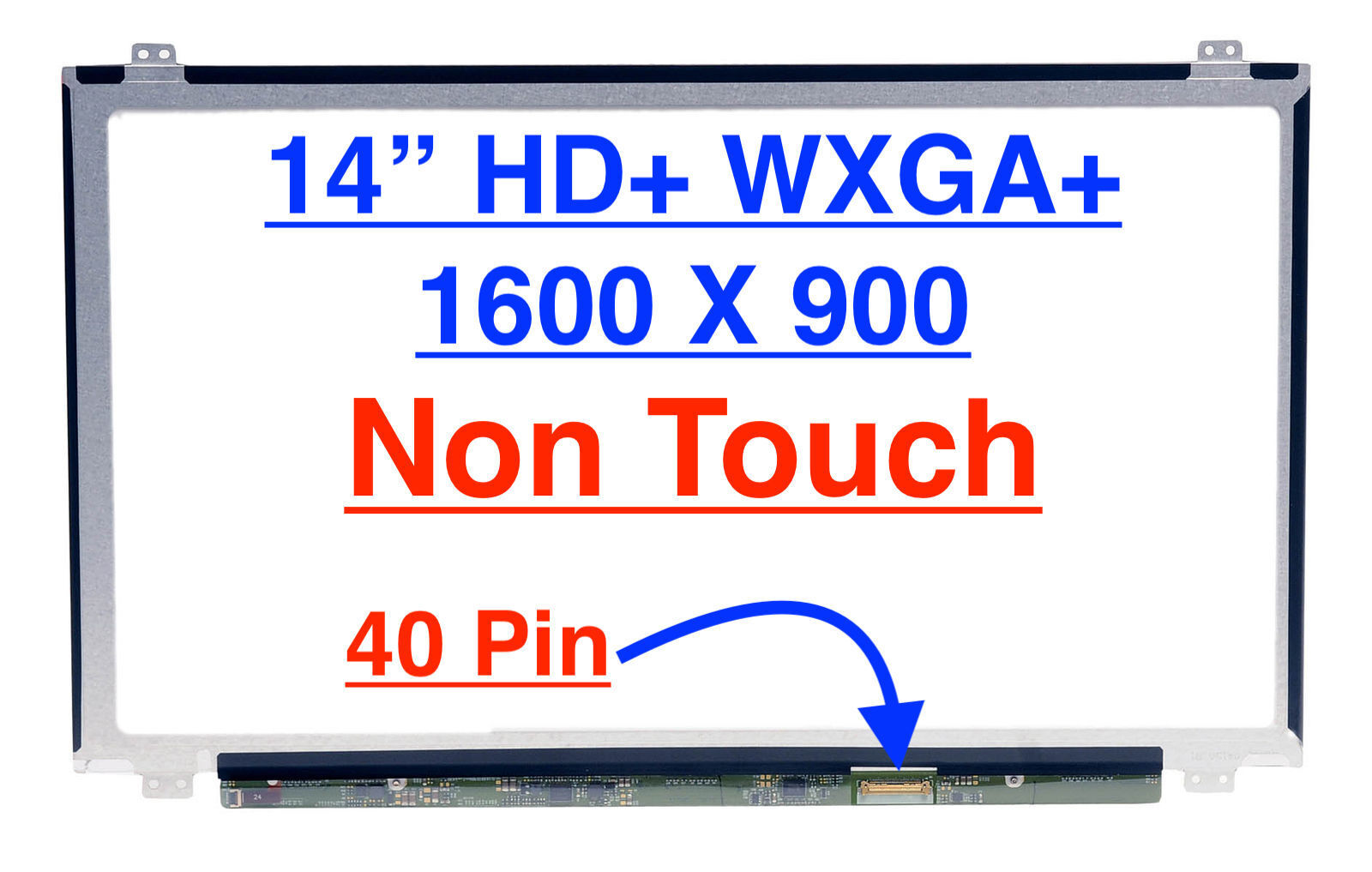 SAMSUNG LTN140KT03-401 BOTTOM RIGHT CONNECTOR LAPTOP LED LCD Screen 14.0 WXGA++ 