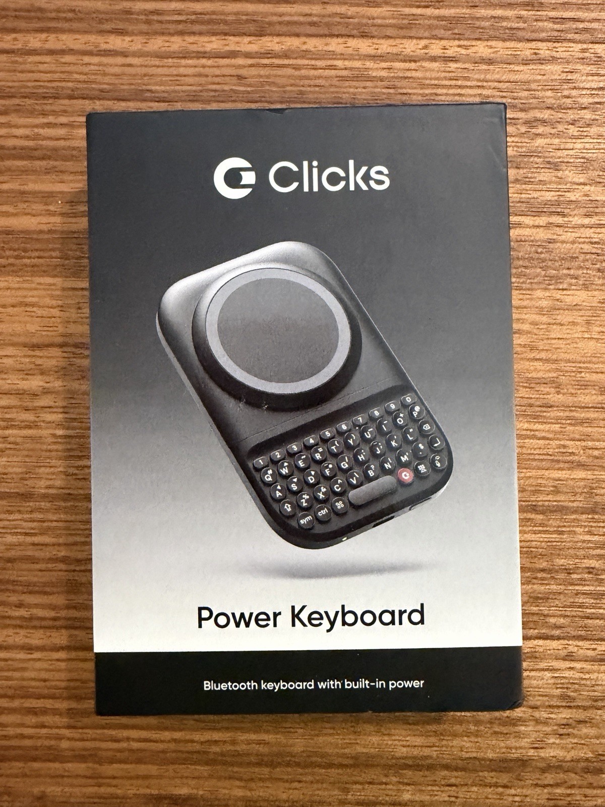 Clicks Power Keyboard - Bluetooth Keyboard with built-in power