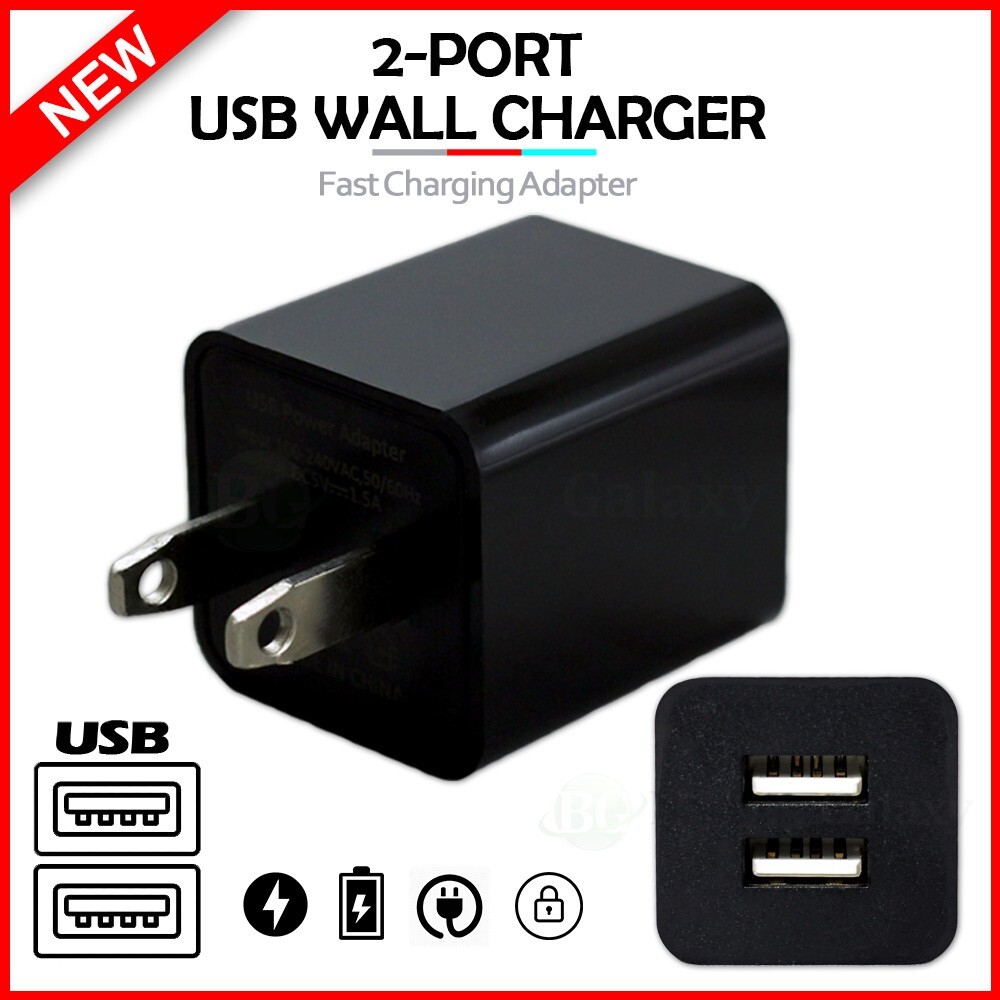 2-Port Dual USB Wall Rapid Charger for Apple iPad Pro 11.0 12.9 2021/2022