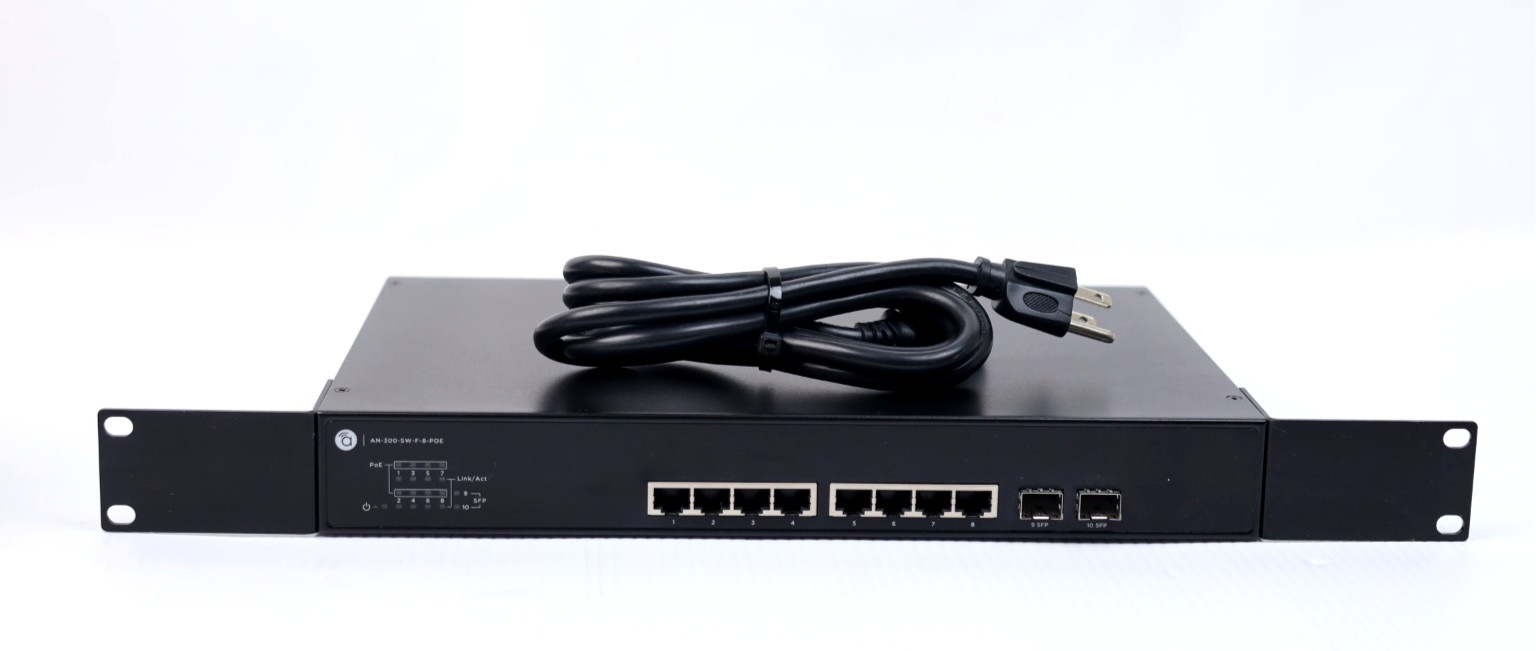Araknis Networks AN-300-SW-F-8-POE Managed Gigabit Switch r796