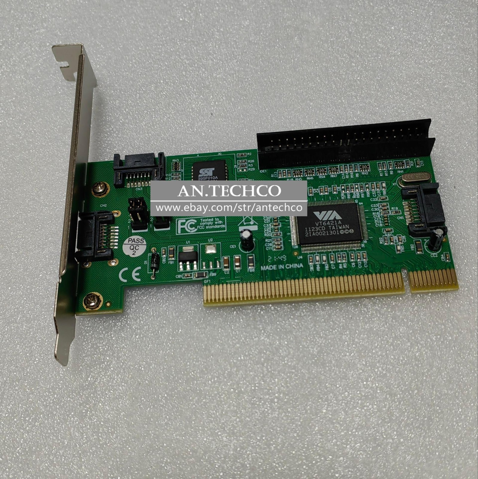 Via VT6421A 2x Internal  IDE/PATA  and SATA and 1x eSATA - PCI Card