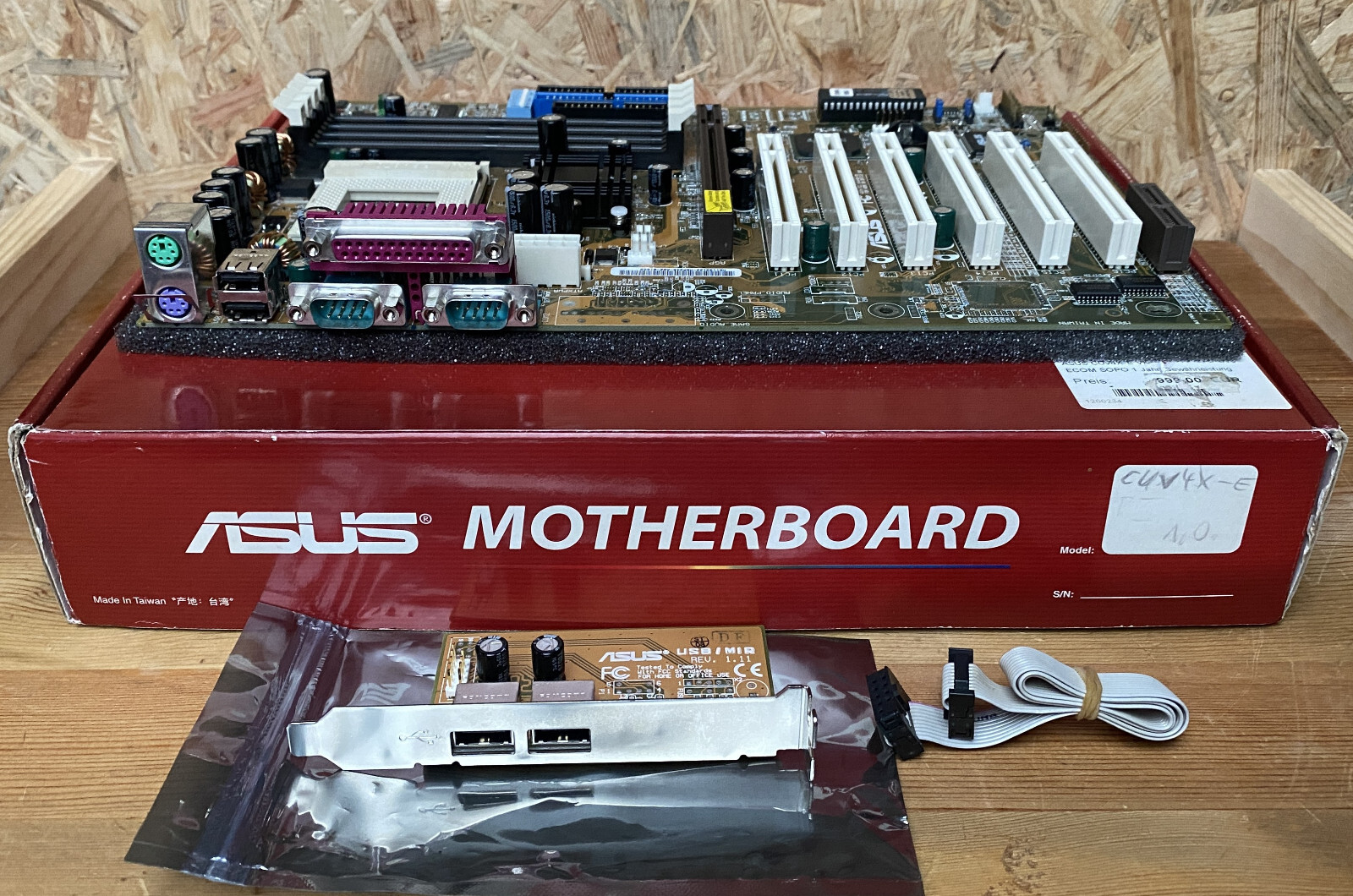 Asus CUV4X-E REV. 1.05 Socket 370 VIA VT82C694X Motherboard + 2-Port USB Connect