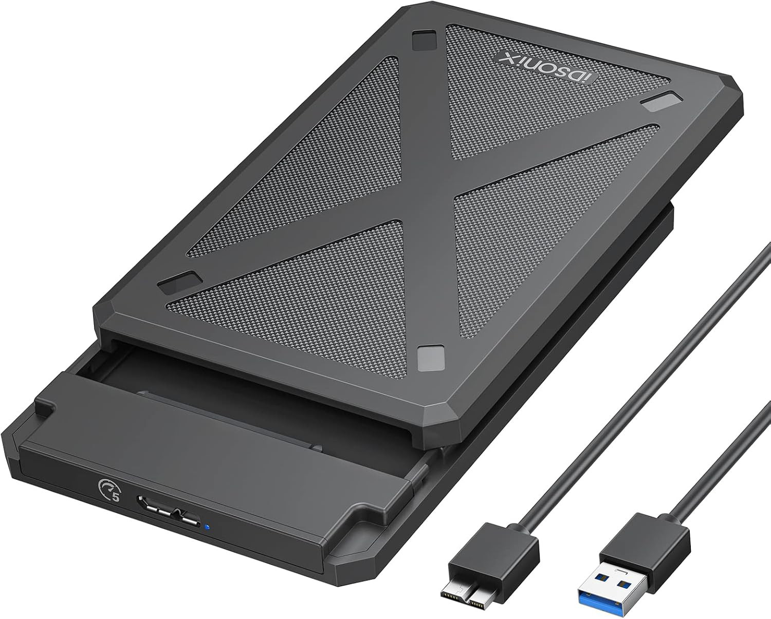 2.5 Inch Hard Drive Enclosure USB 3.0 to SATA III Tool-Free External