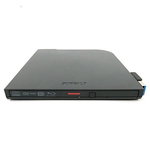 BUFFALO BRXL-PT6U3-BKD BDXL Portable Blu-Ray Drive for USB 3.0 Black Japan Used