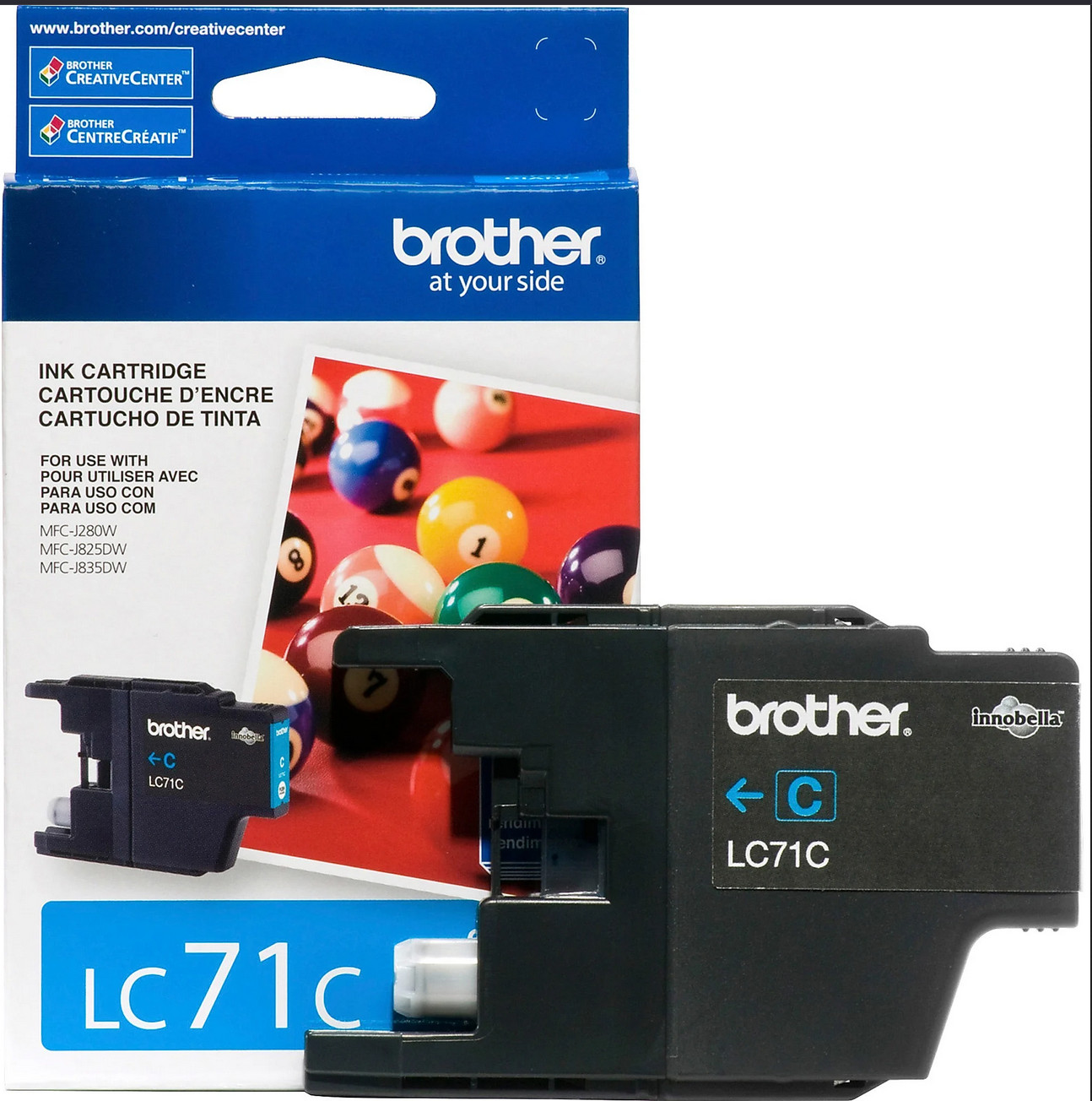 Brother Genuine LC71C Cyan Ink Cartridge