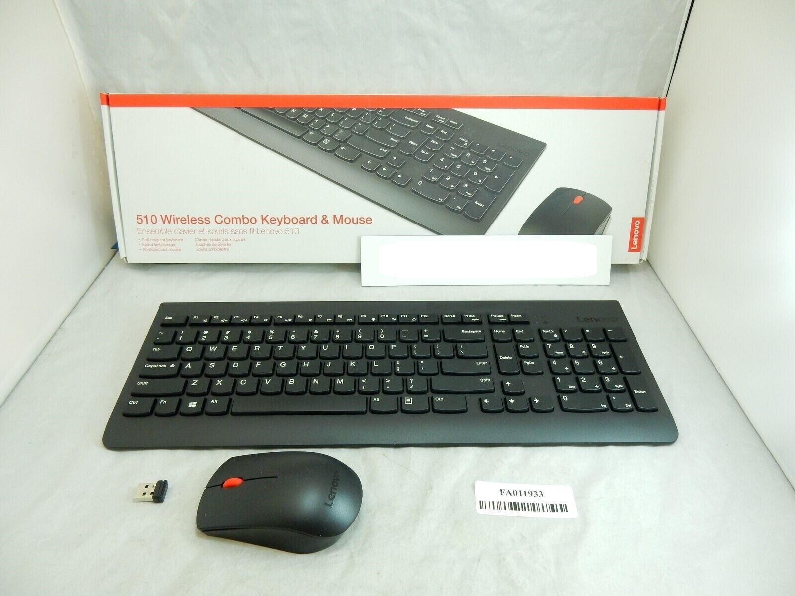 Lenovo 510 Wireless Combo Keyboard & Mouse Set GX30N81775