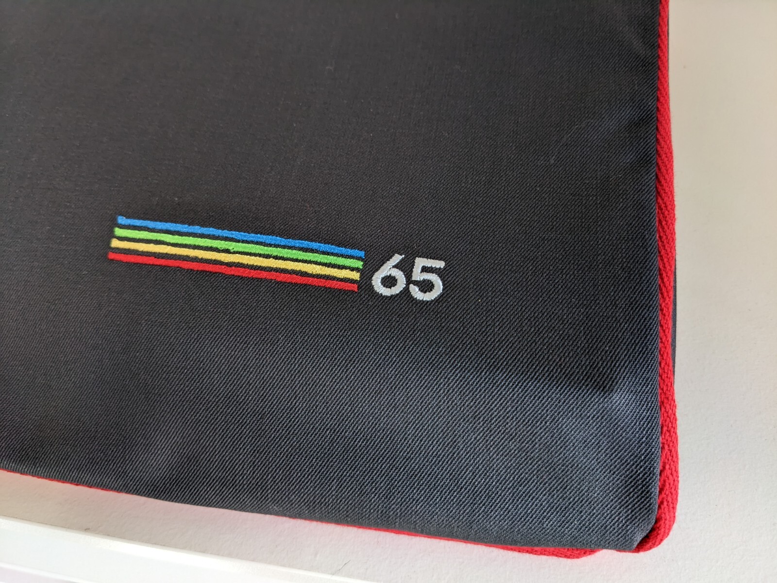 Dust cover compatible  with MEGA65 - embroidered