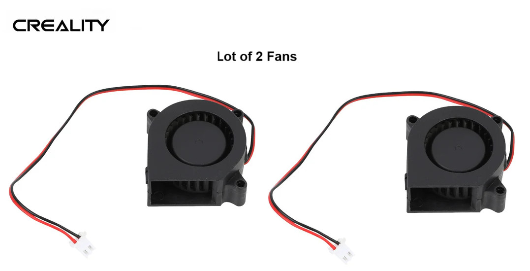 Lot of 2 Creality 3D Blower Fan 4020 24V 5600 L200 XH for Ender 7 CR-10S Pro V2