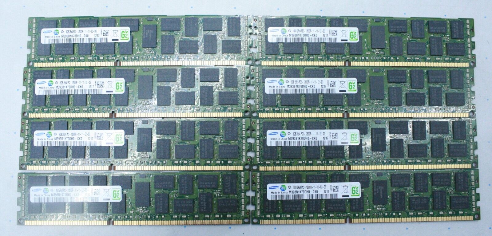 64GB (8X8GB) DDR3 PC3-12800R 1600MHZ ECC REG SERVER MEMORY RAM UPGRADE KIT    T7