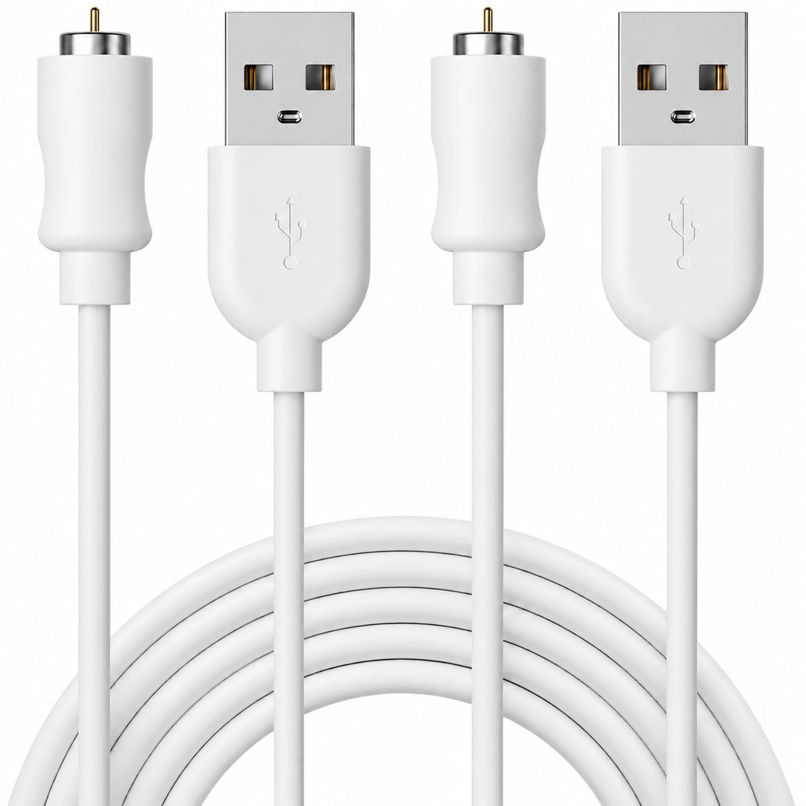 Mailink 2Pack Magnetic Charging Cable Replacement for 2.7 feet, White-Usb A