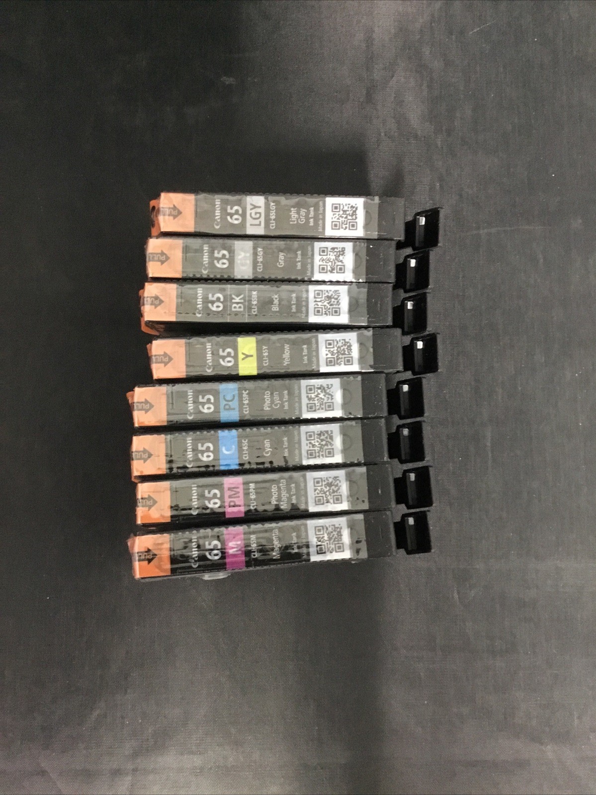 Authentic Canon CLI-65 Ink Cartridges 8 Pack (4215C007)