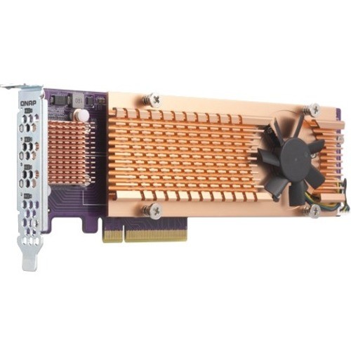 QNAP QM2-4P-384 M.2 to PCI Express Adapter (QM24P384_51)