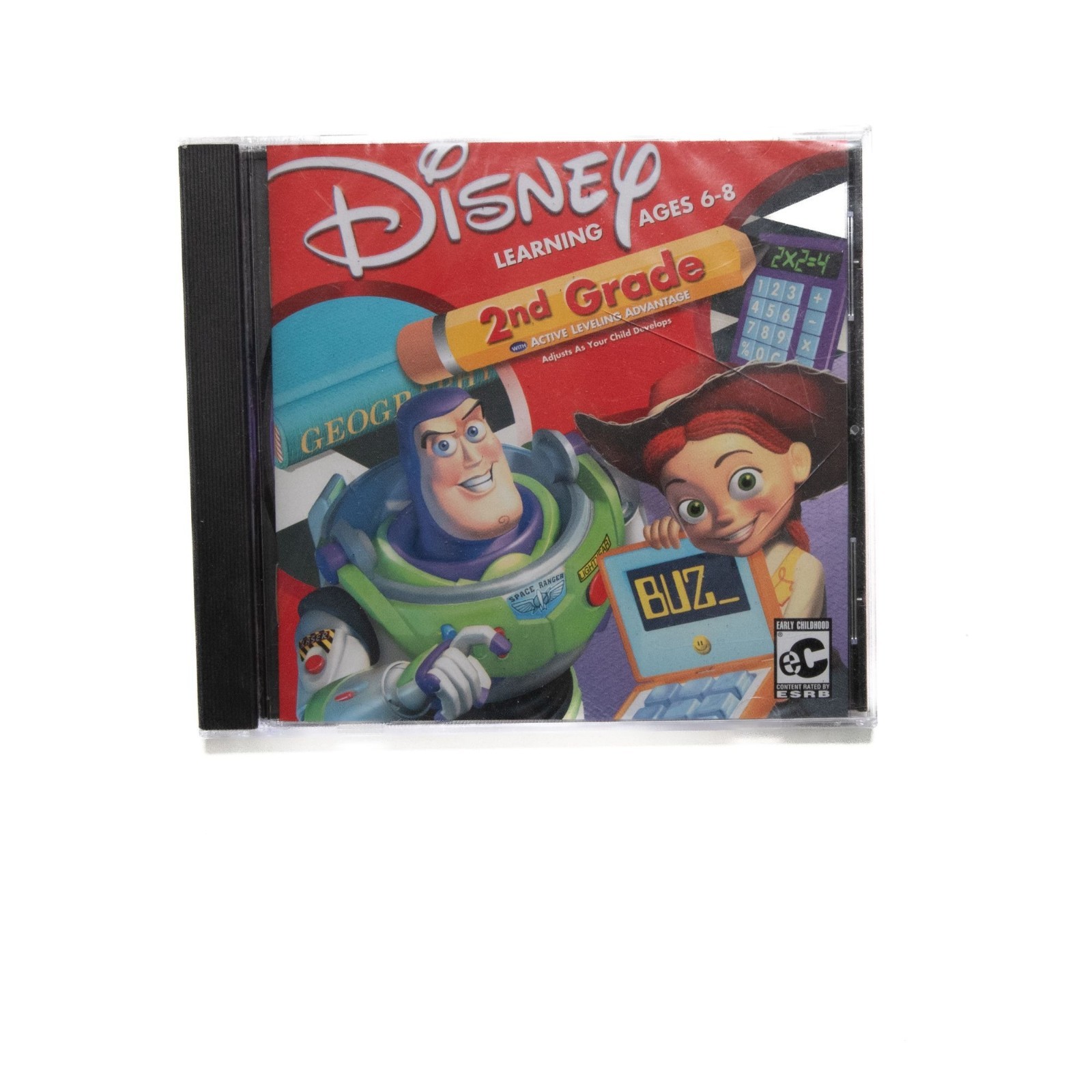 Disney 2nd Grade Learning Ages 6-8 CD Computer PC EUC