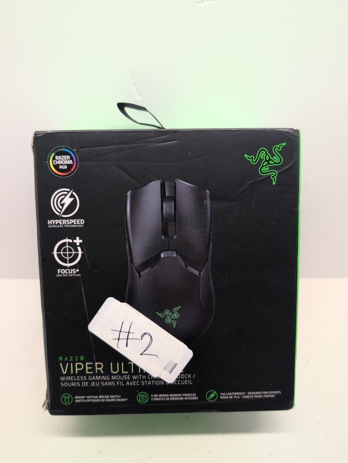Razer Viper Ultimate Wireless Gaming Mouse Black With Box #2