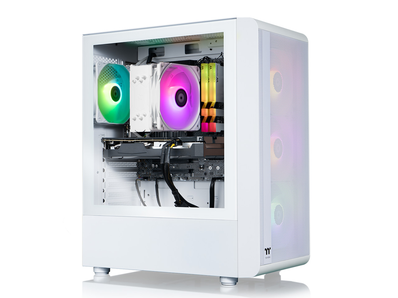 Thermaltake LCGS Quartz i1460 Gaming Desktop (Intel Core i5-14400F, ToughRam