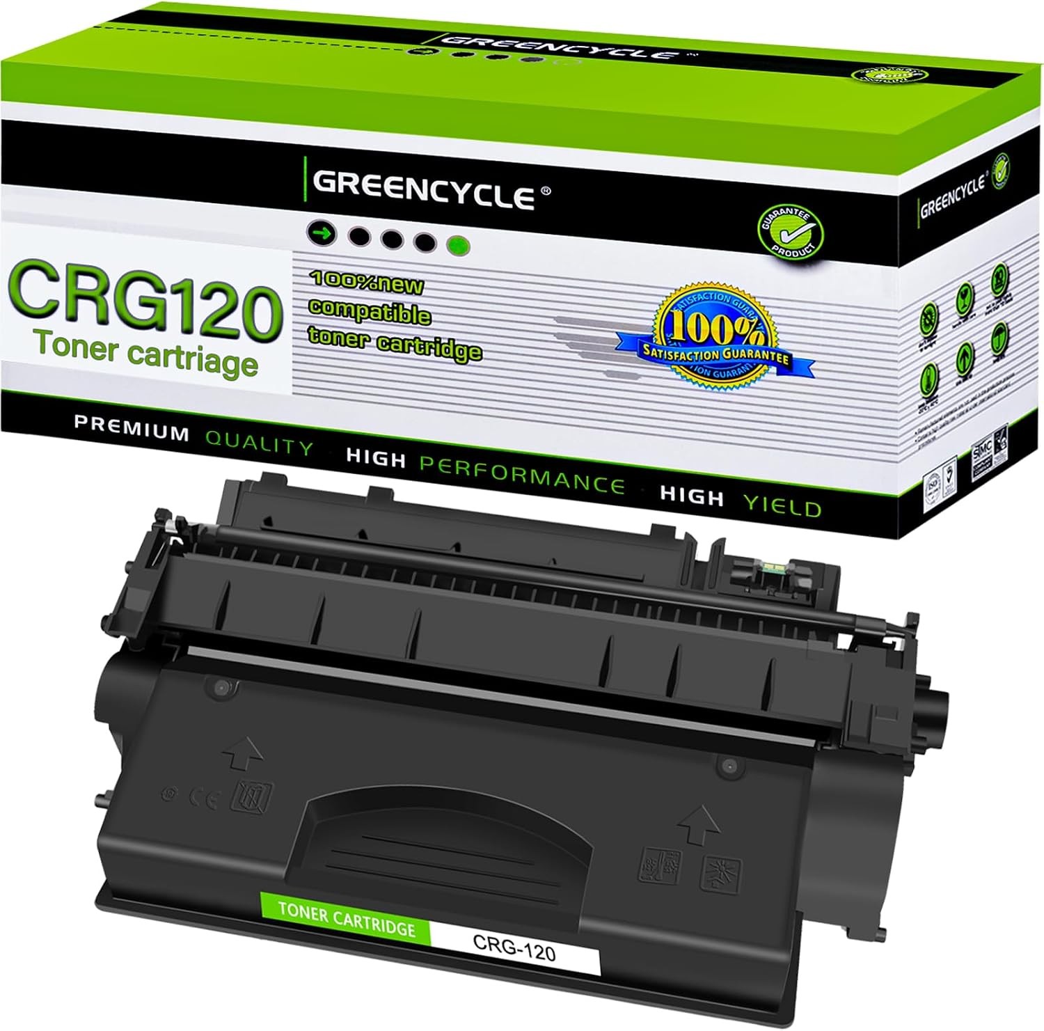 GREENCYCLE CRG120 C120 Toner Fit for Canon120 ImageClass D1100 D1120 D1150 D1170