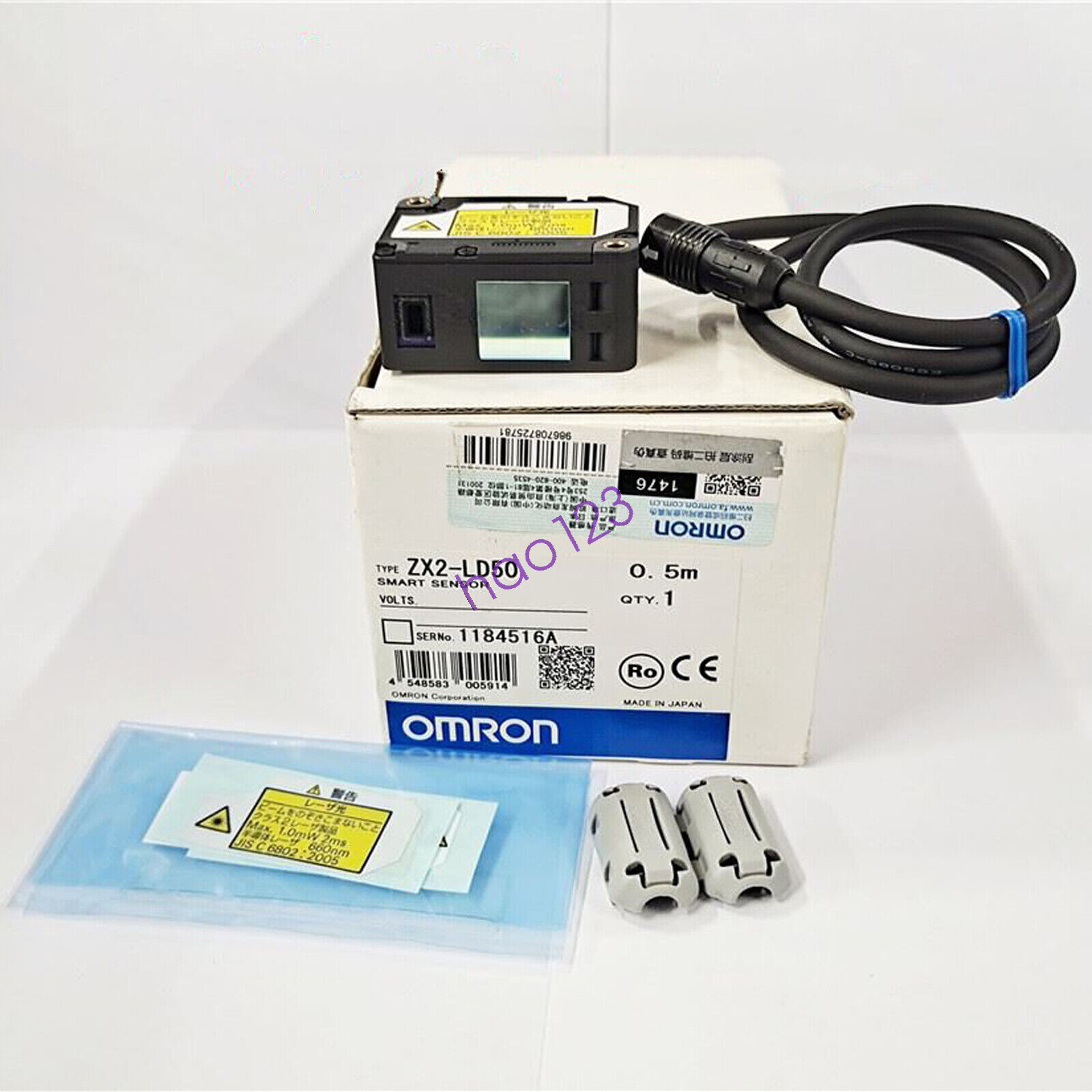 1pcs New Omron Brand New ZX2-LD50 Smart Laser Sensor DHL/FedEx