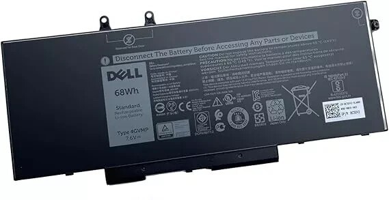NEW Dell 4GVMP 68Wh 7.6V Genuine Battery For Dell Latitude 5400 E5400 5500 E5500
