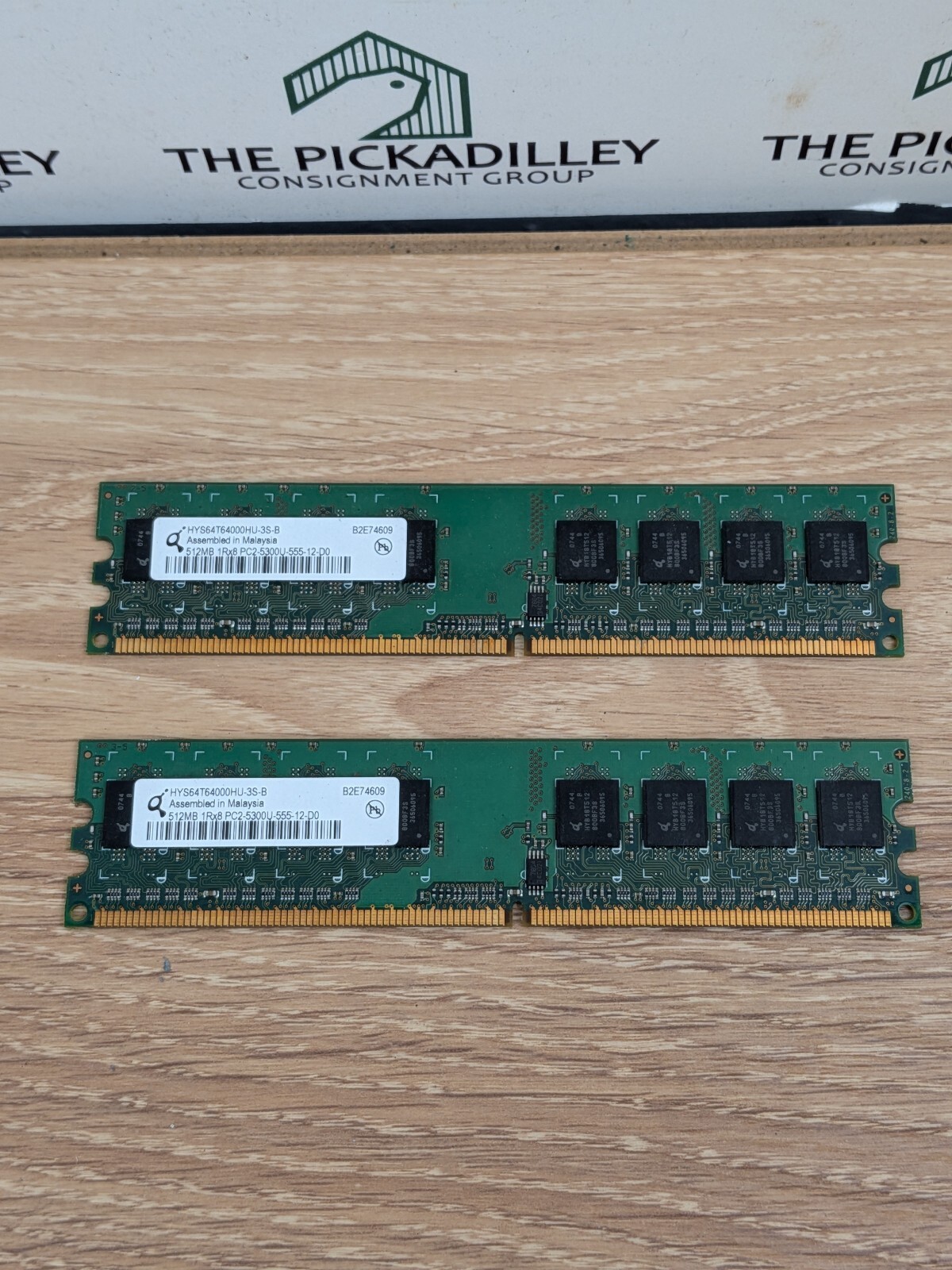 Qimonda 512MB PC2-5300 DDR2 SDRAM Desktop Memory Module Set