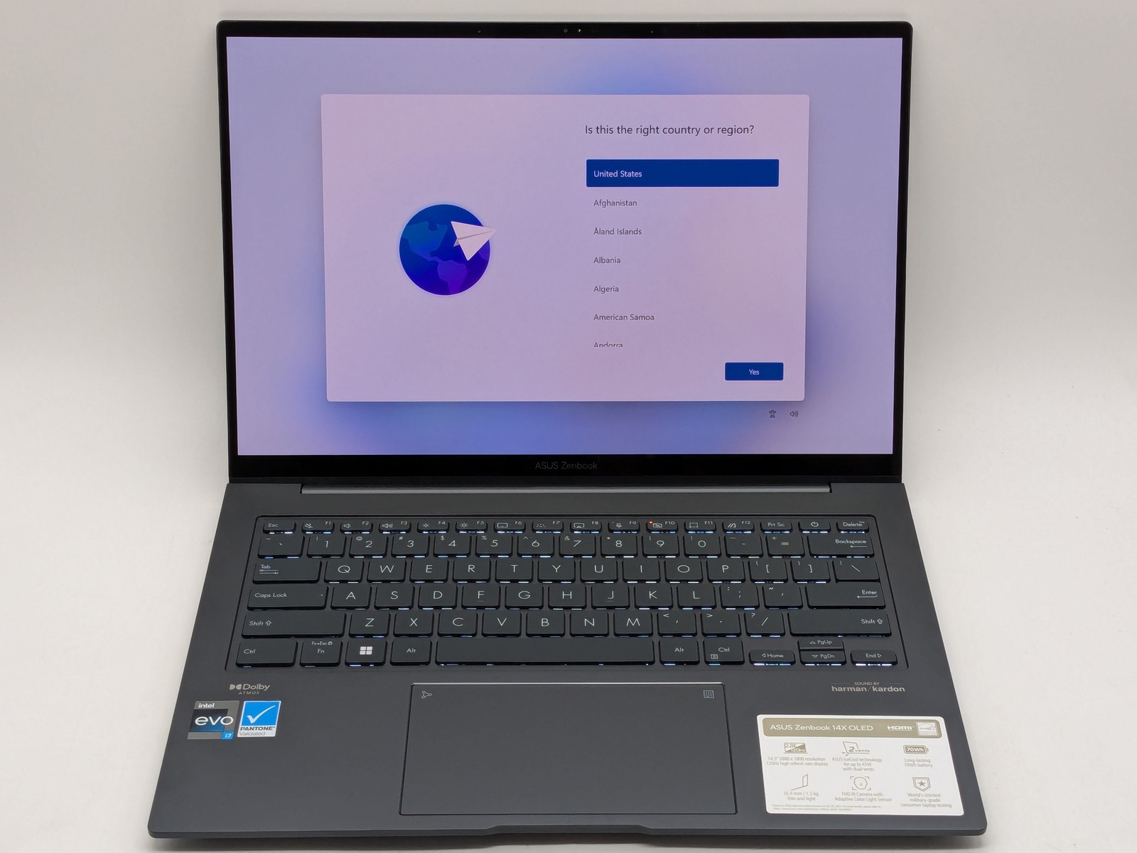 ASUS Zenbook 14X OLED UX3404VA 14" Touch I7-13700H 512GB SSD 16GB W11 120Hz
