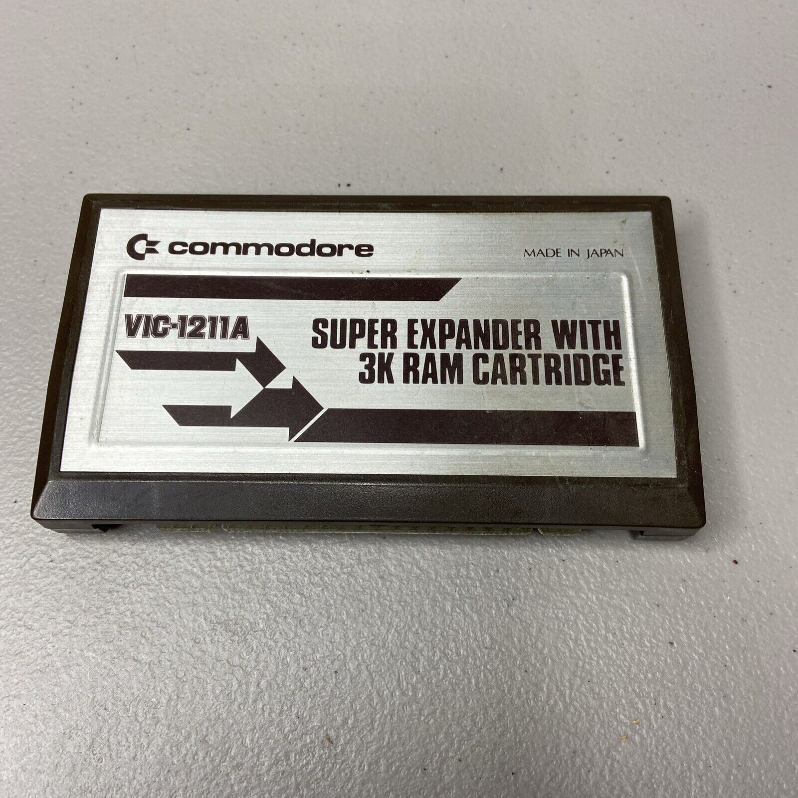 USED COMMODORE VIC 20 VIC-1211A SUPER EXPANDER WITH 3K RAM CARTRIDGE GRAPHICS