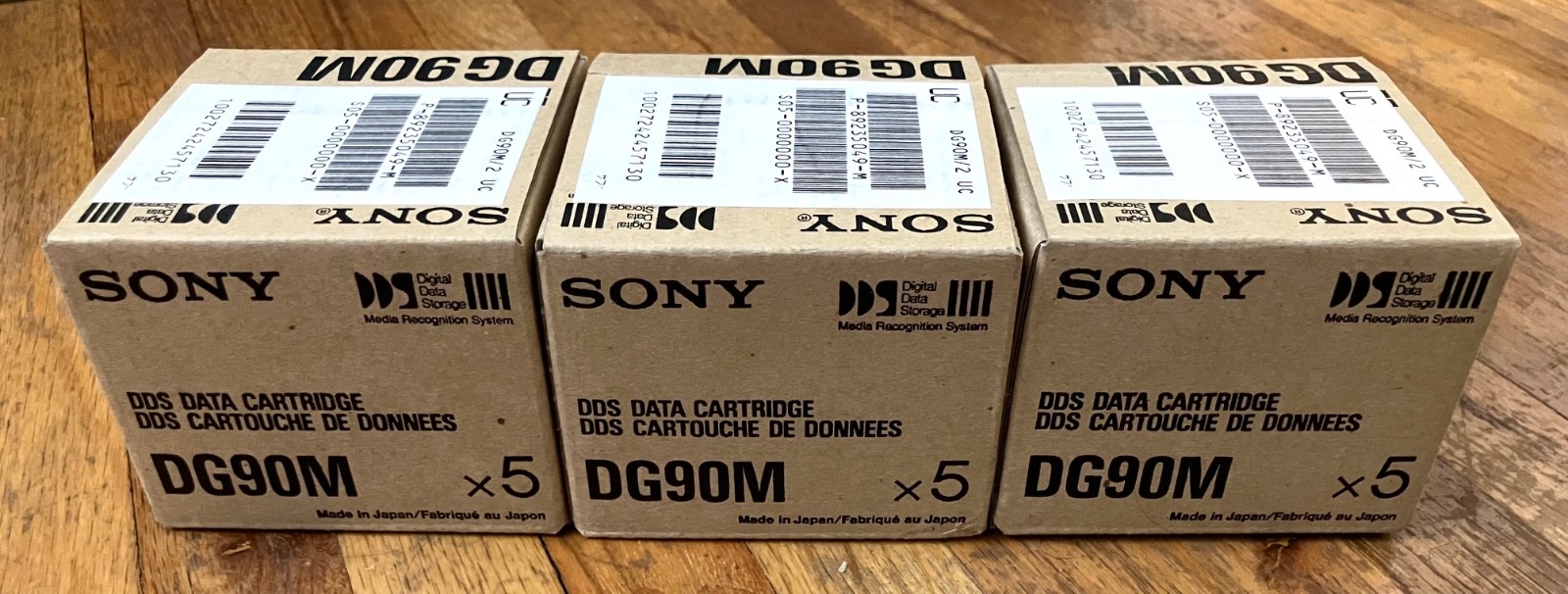 Sony DG90M DDS Data Cartridges - Lot of 15 - Made in Japan Sealed New Old Stock
