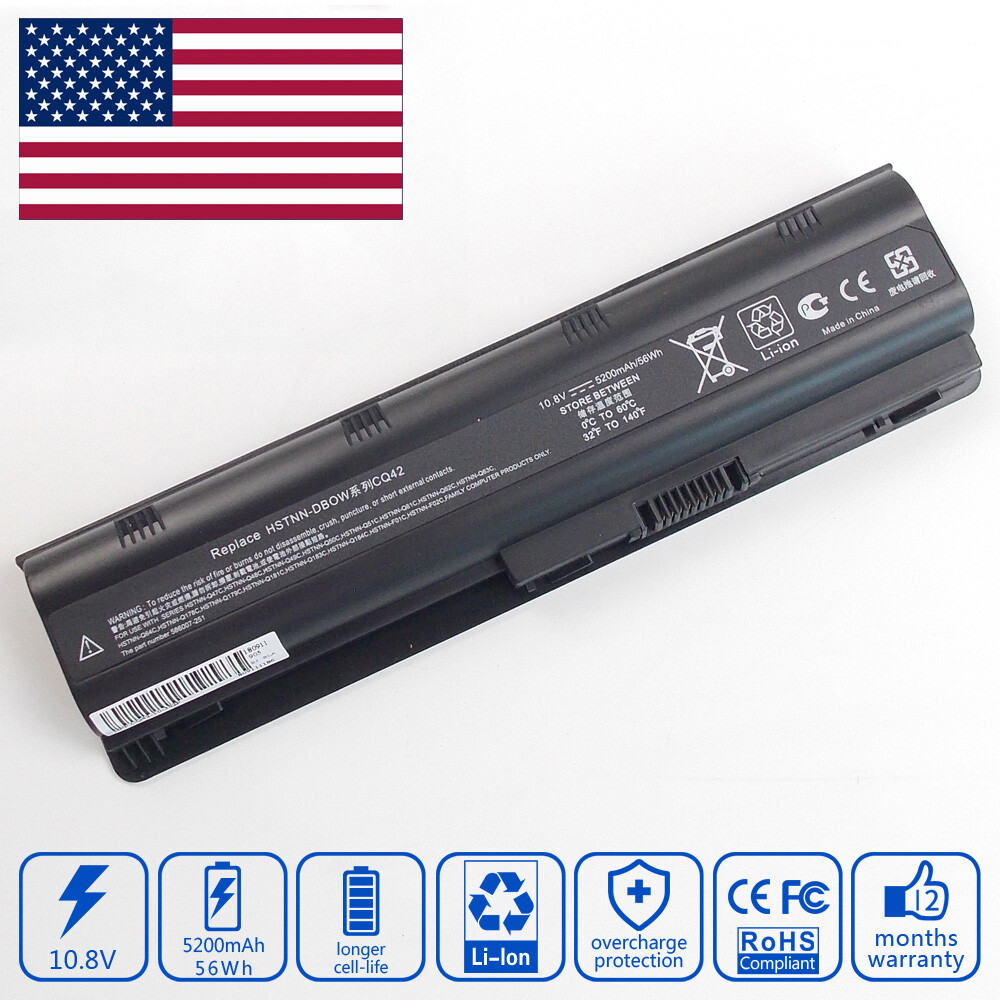 Battery for HP Compaq Presario CQ43-178LA CQ43-200 CQ43-262LA CQ62-A40SB
