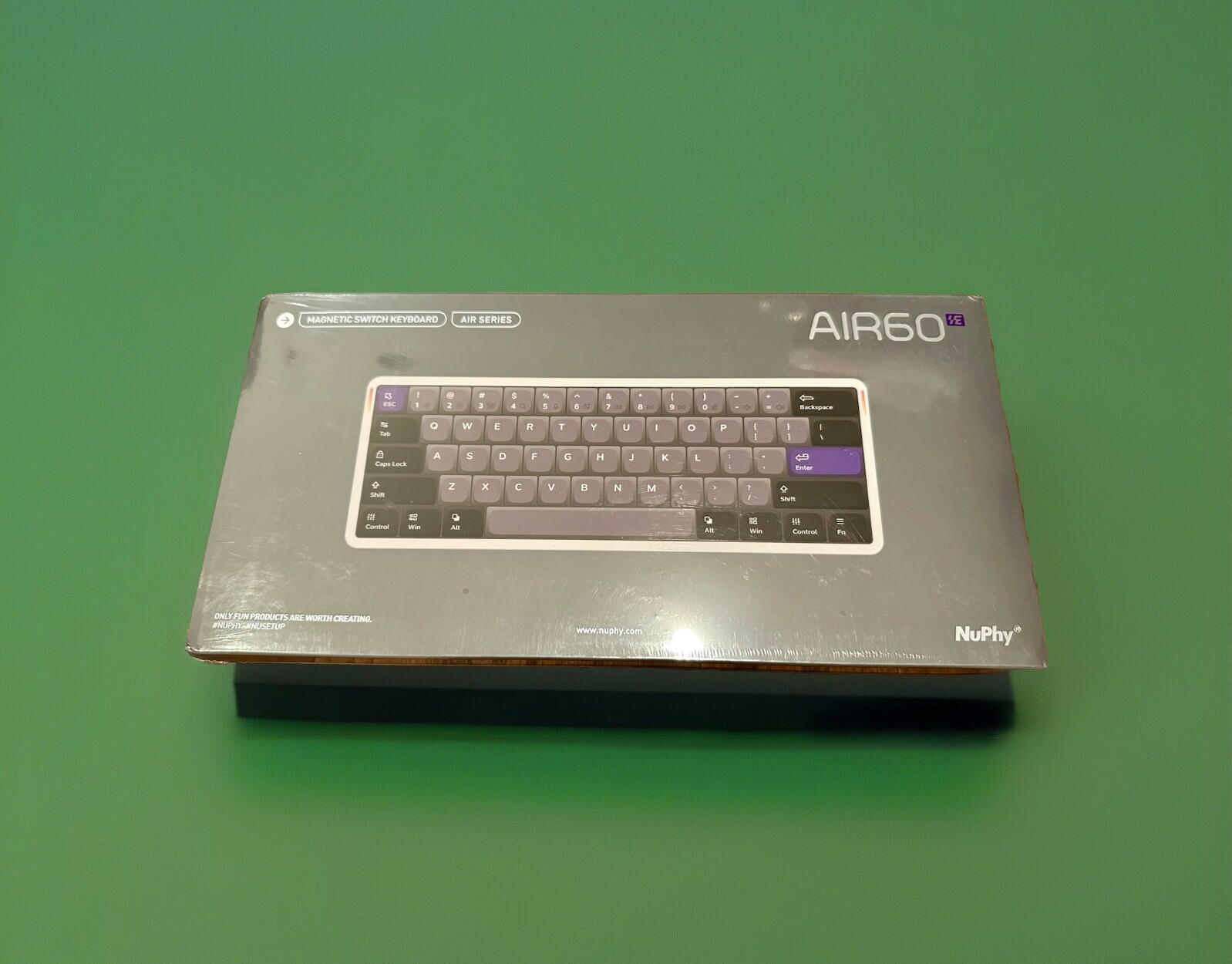 Nuphy Air 60HE Gaming Keyboard with Magnetic Jade Switches Brand New Sealed
