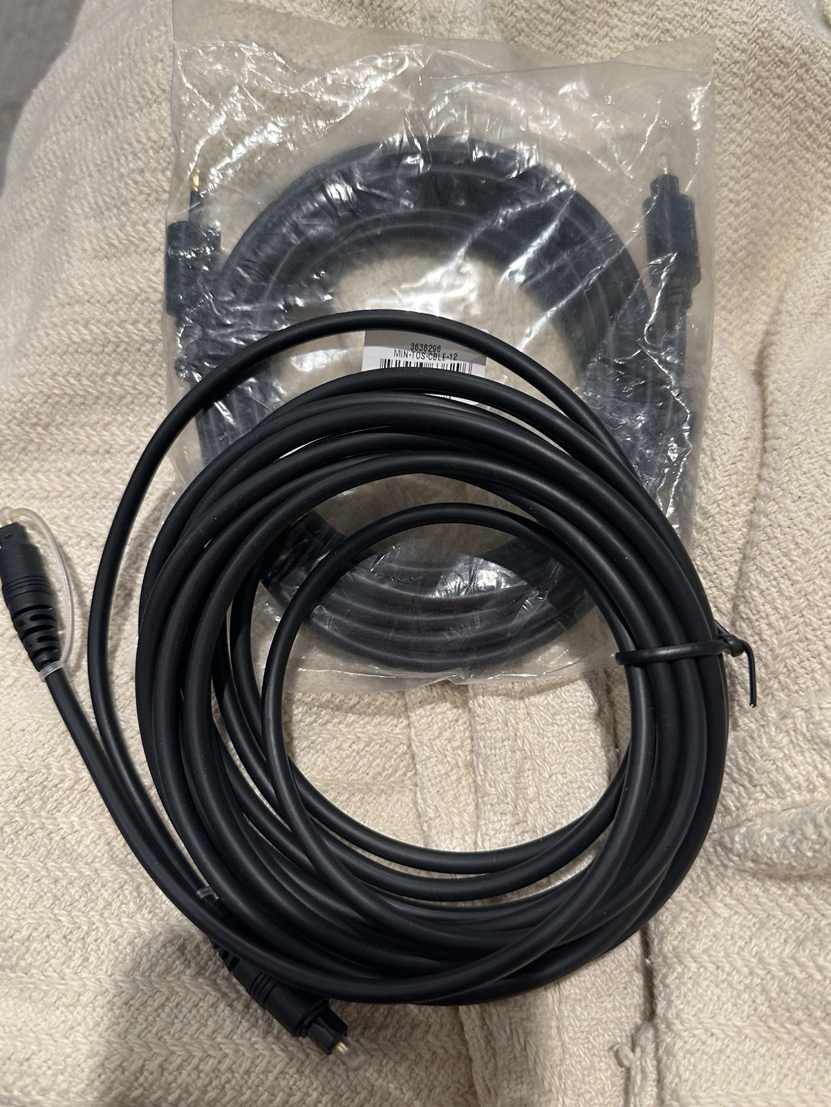 Lot Of 2 Mini TOS Link Cables 12 Ft 