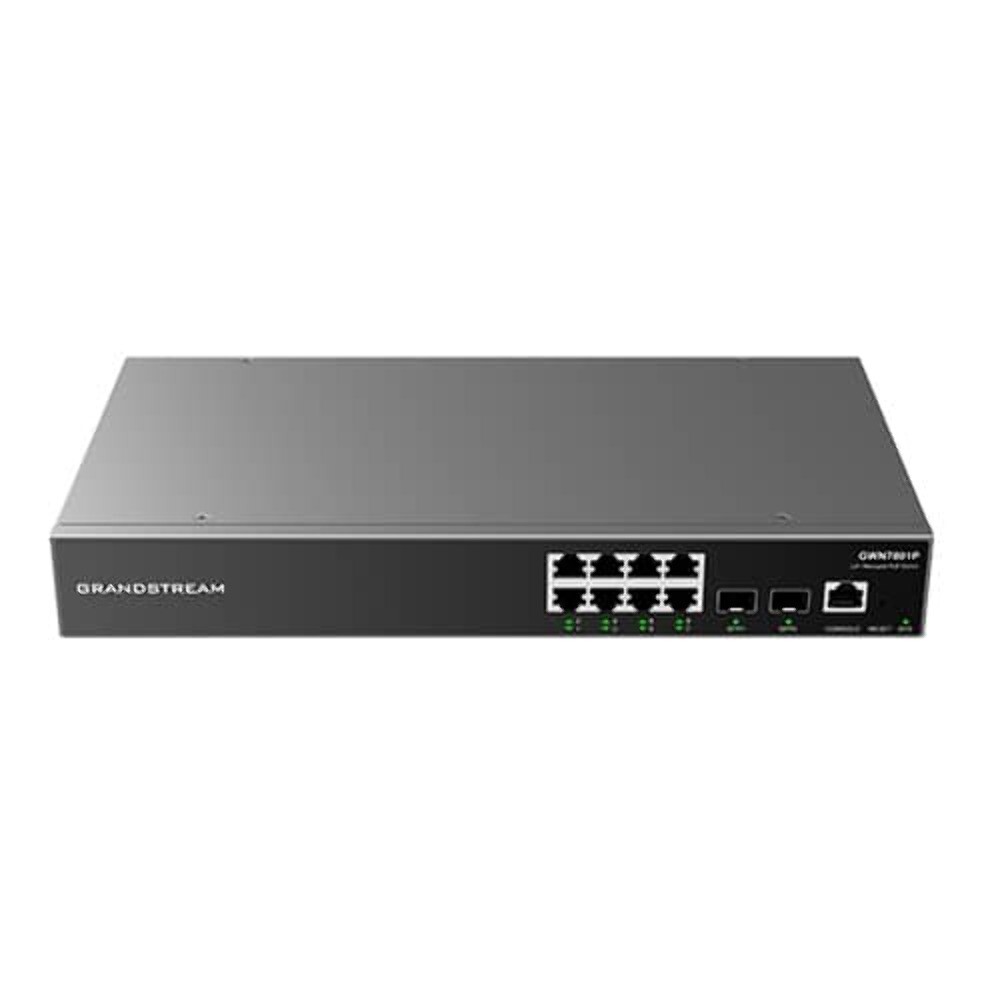 Grandstream GWN7801P 8-Port Gigabit Managed PoE Switch