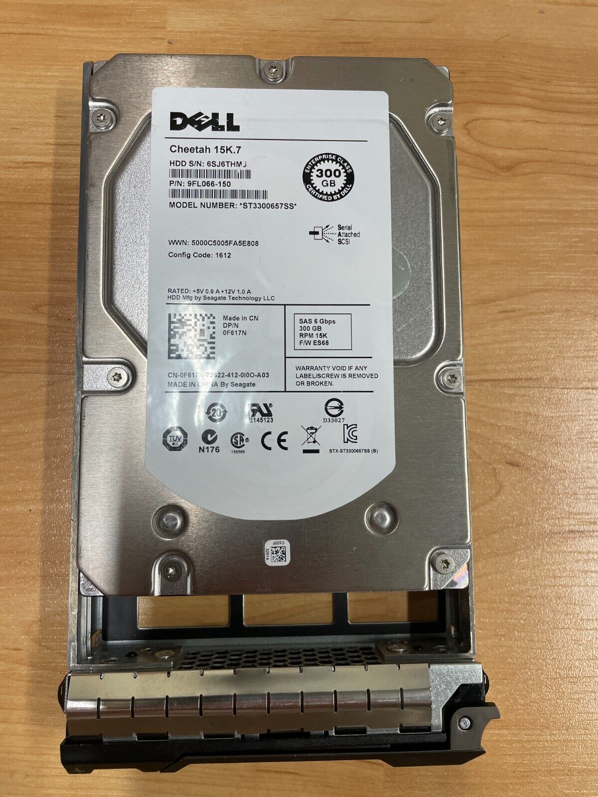 Dell F617N 300GB 6Gbps 15K 3.5\